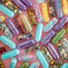Pills filled with glitter