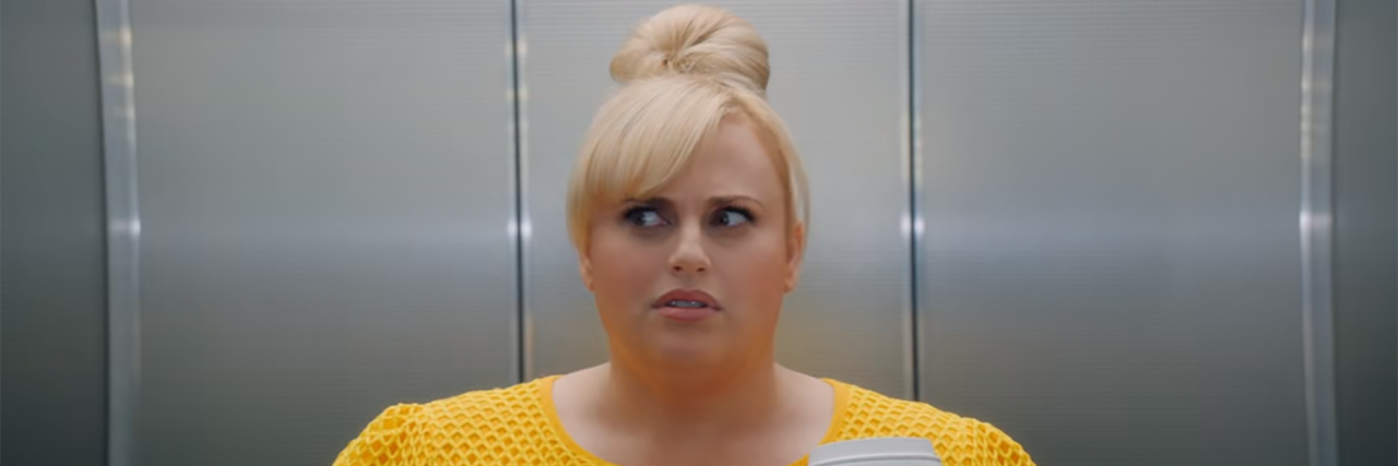 Netflix Film 'Isn't It Romantic' Makes Fun of Muscular Dystrophy Rebel Wilson in "Isn't It Romantic."
