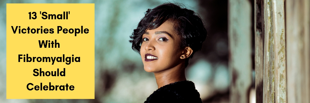 13 'Small' Victories People With Fibromyalgia Should Celebrate woman wearing black with black hair smiling