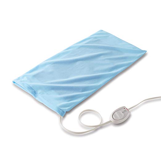 light blue heating pad king size