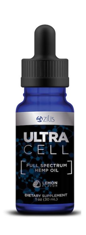 Ultra Cell CBD Oil Blue Bottle