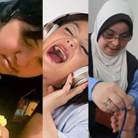 Eight women with Down syndrome