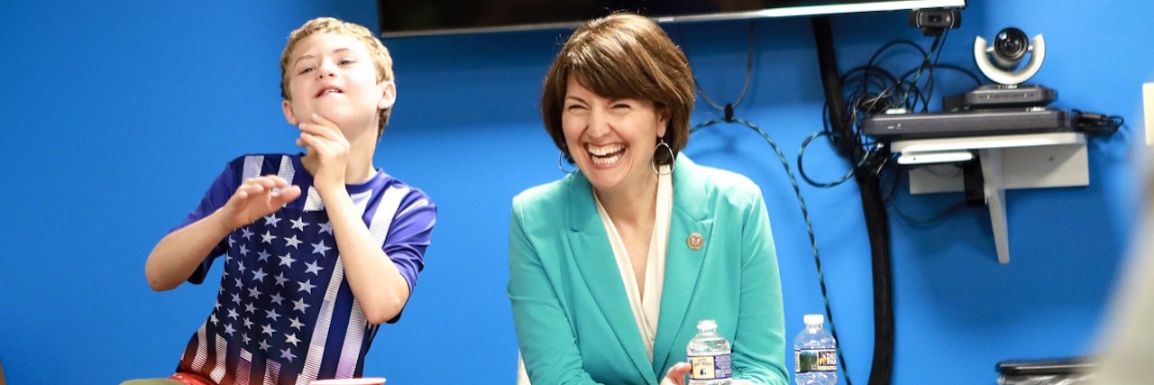 Giving People With Down Syndrome a Fair Chance at Employment Representative Cathy McMorris Rodgers and her son
