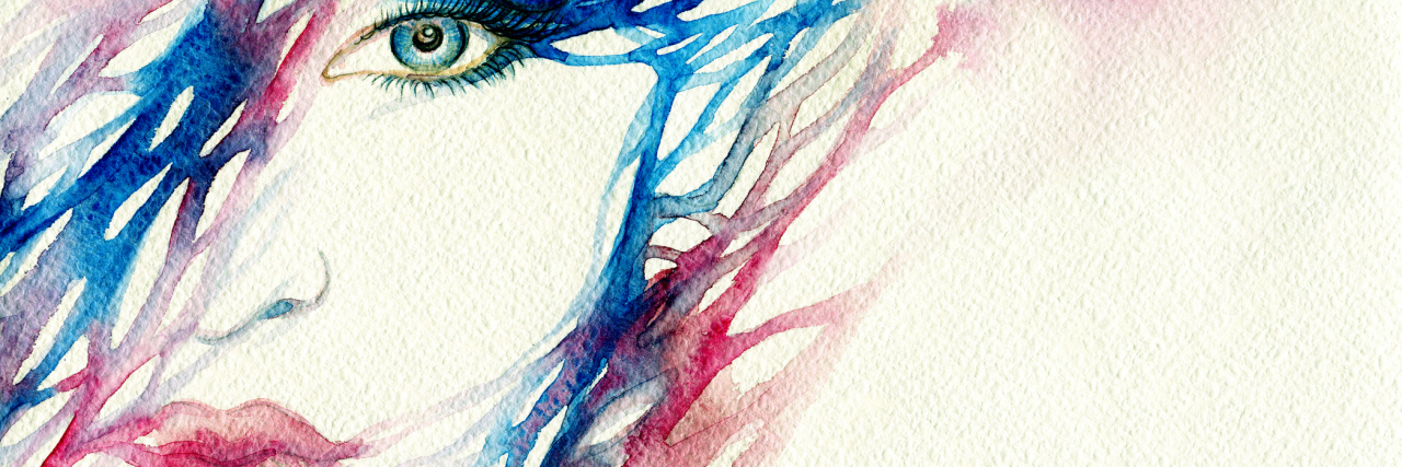 How I Coped With Guilt After My Disordered Eating Relapse beautiful woman. fashion illustration. watercolor painting