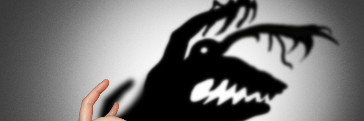 When You’re Scared to Recover From Depression Fear, shadow on the wall.