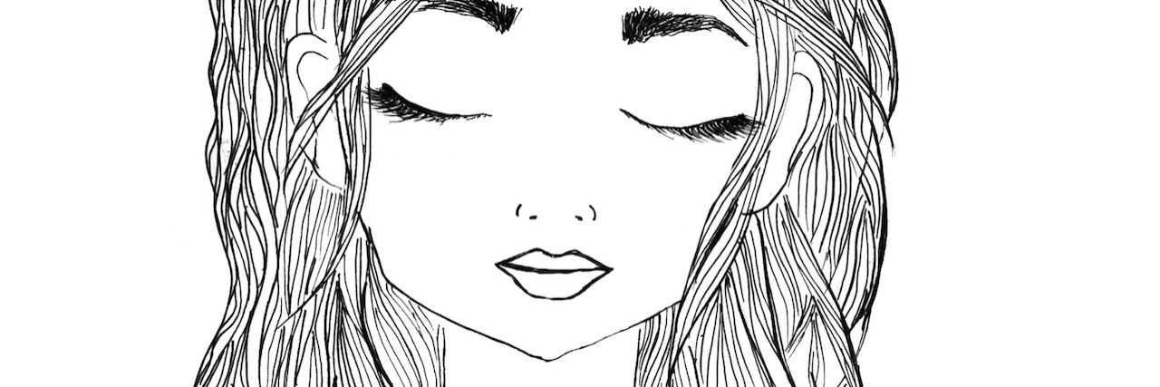 Why I Apologize So Much as Someone With Anxiety An illustration of a woman