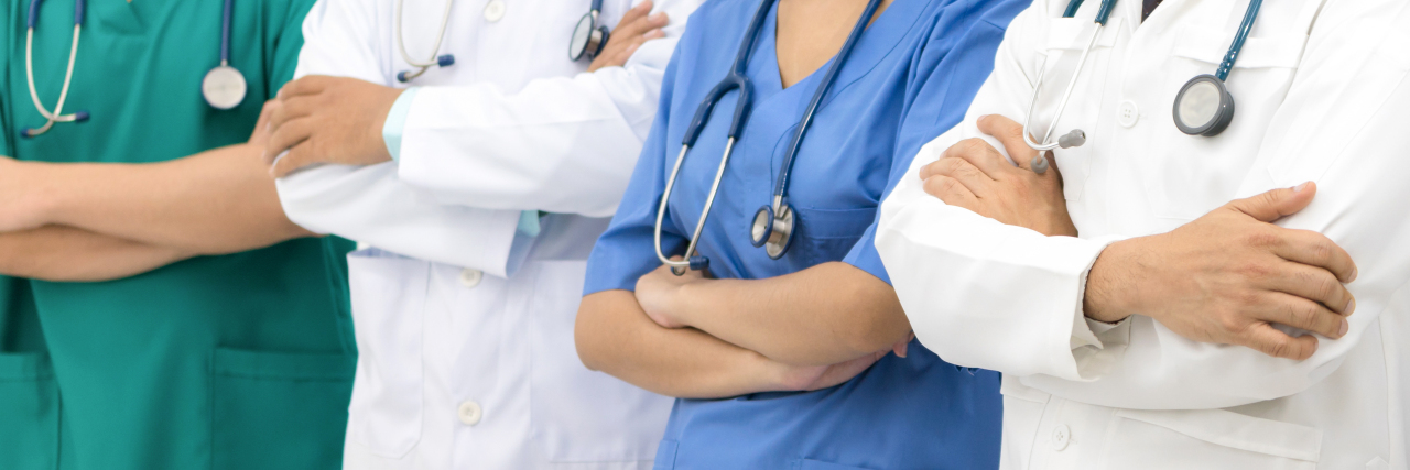 How to Treat Rare Disease Patients As a Medical Professional Medical people - doctors, nurse and surgeon in Healthcare institute or doctorate education.