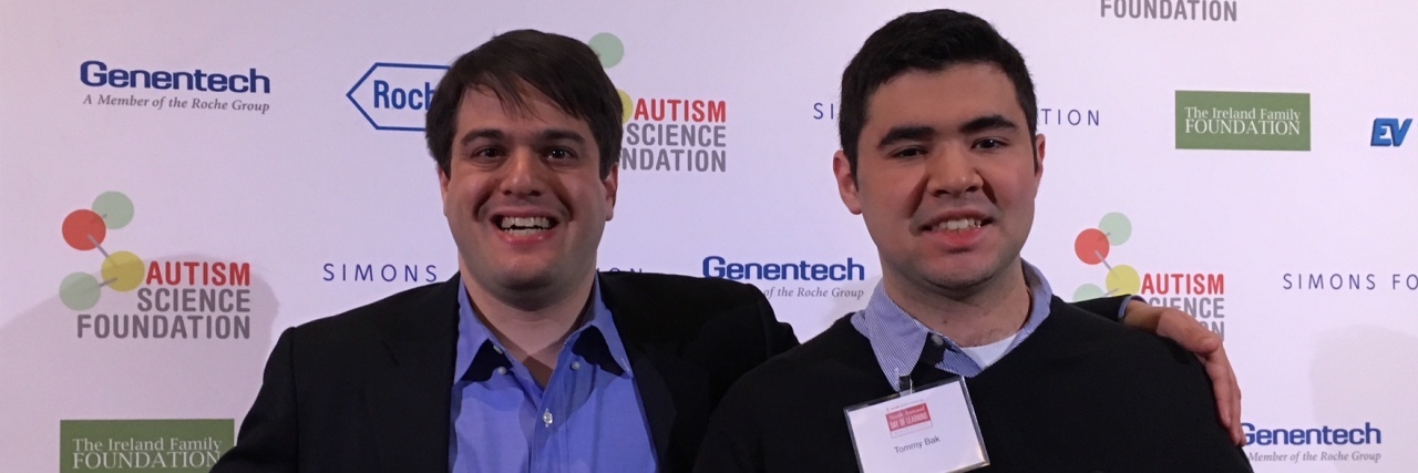 Autism advocates Paul Morris and Tom Bak at the Autism Science Foundation 6th Annual Day of Learning
