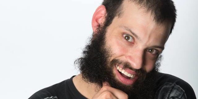 Comedian Tim Renkow, who has cerebral palsy