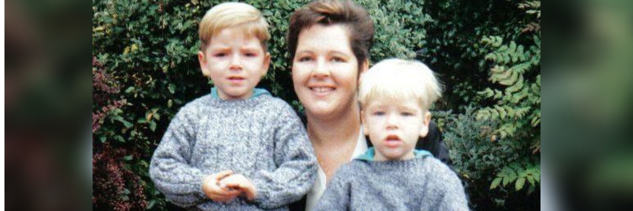 How to Thank Your Mom for Supporting You Through Mental Illness the author as a child, his mom and his brother