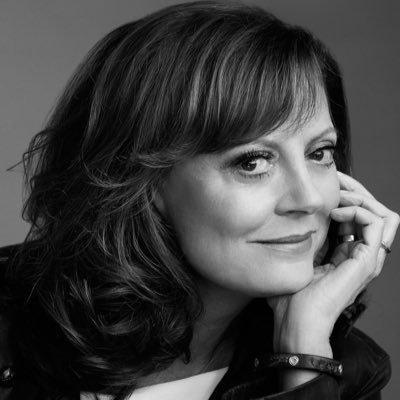 Susan Sarandon black and white photo