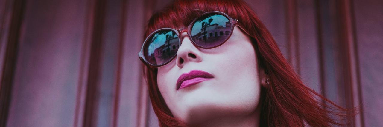 What It's Like to See the World Through 'Depression Goggles' woman in glasses