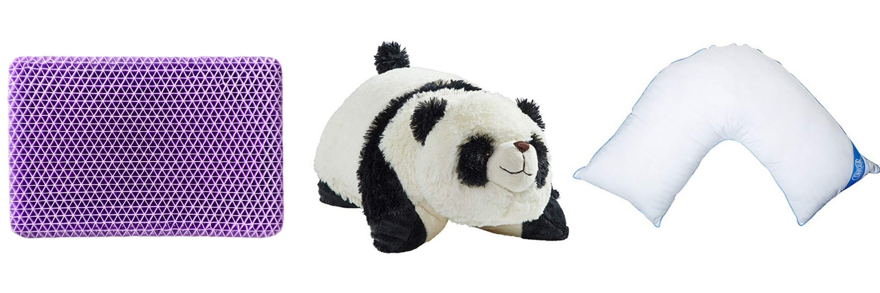 13 Pillows That Help People With Fibromyalgia Sleep Better fibro pillows purple panda v shape