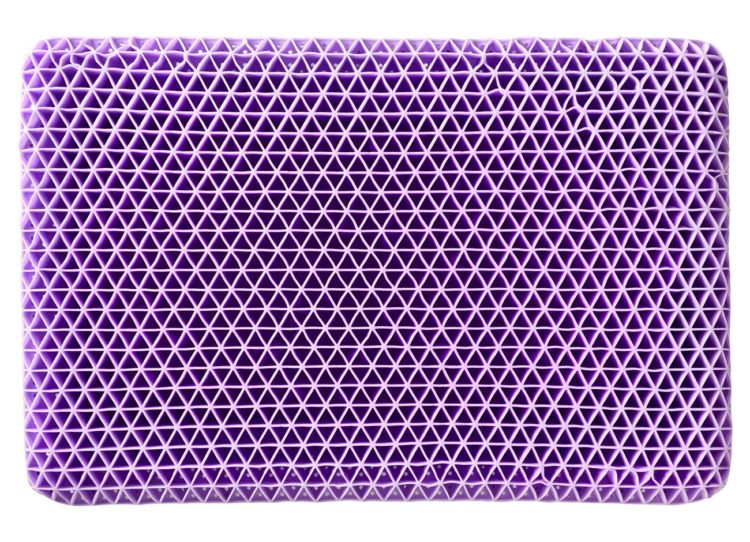 purple pillow triangles