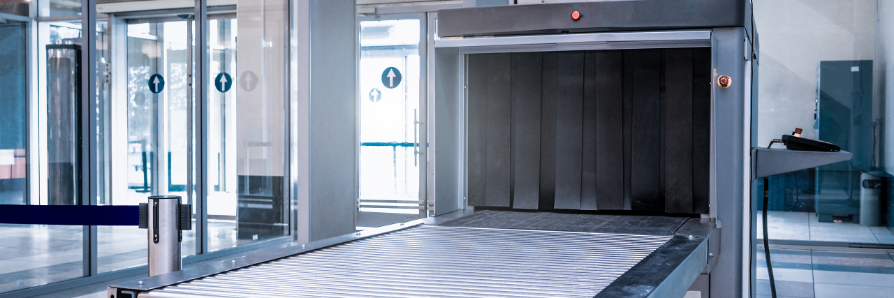 Being Mistreated By Airport Security Because of My Disability Airport security system X-ray machine.