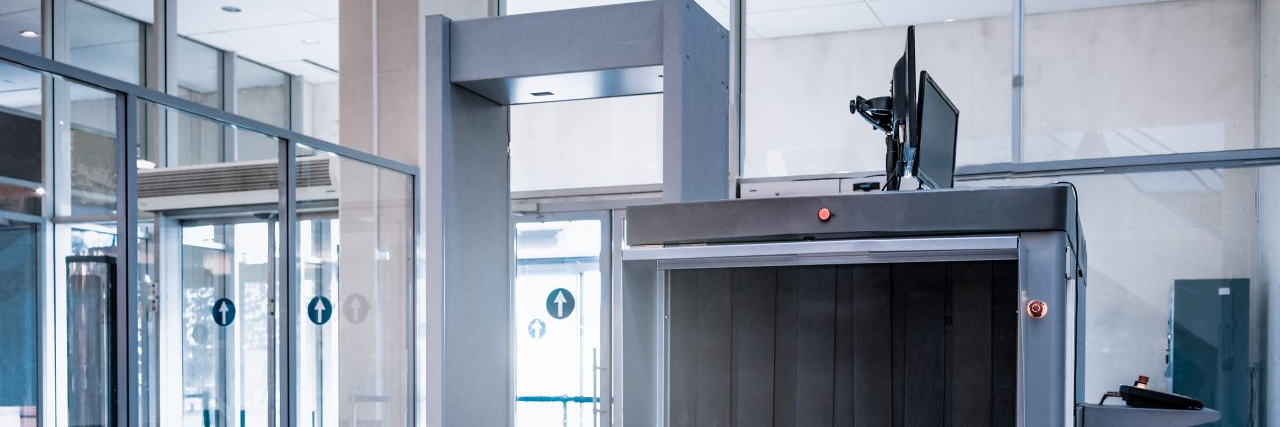 When a TSA Agent Wouldn't Let Me Through Disabled Security Line Airport security system X-ray machine.