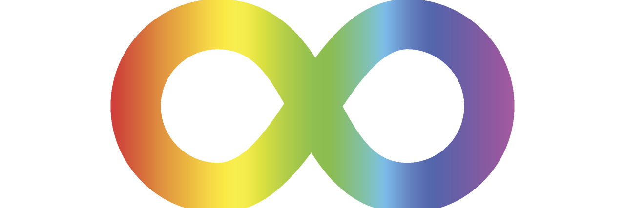 Autism infinity spectrum symbol.