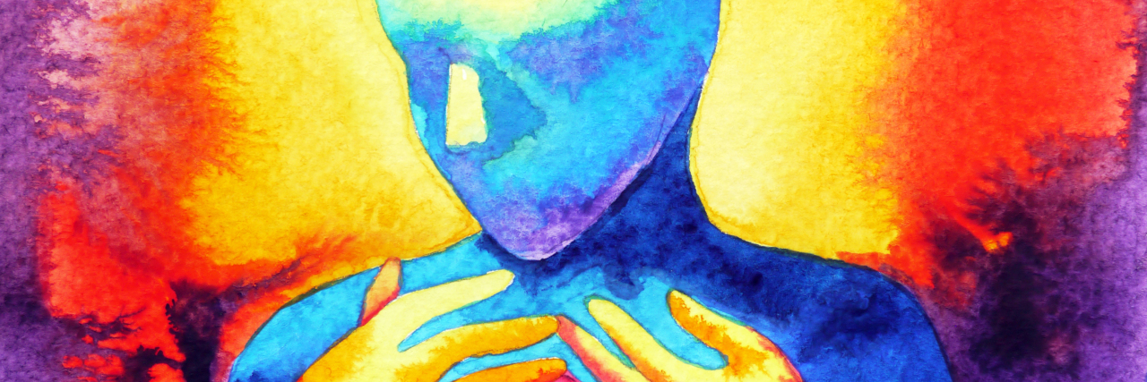 Feeling Intense Emotions as an Autistic Person Colorful drawing of person feeling emotions deeply.
