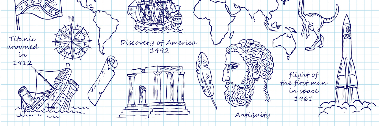 Sketches of historial symbols