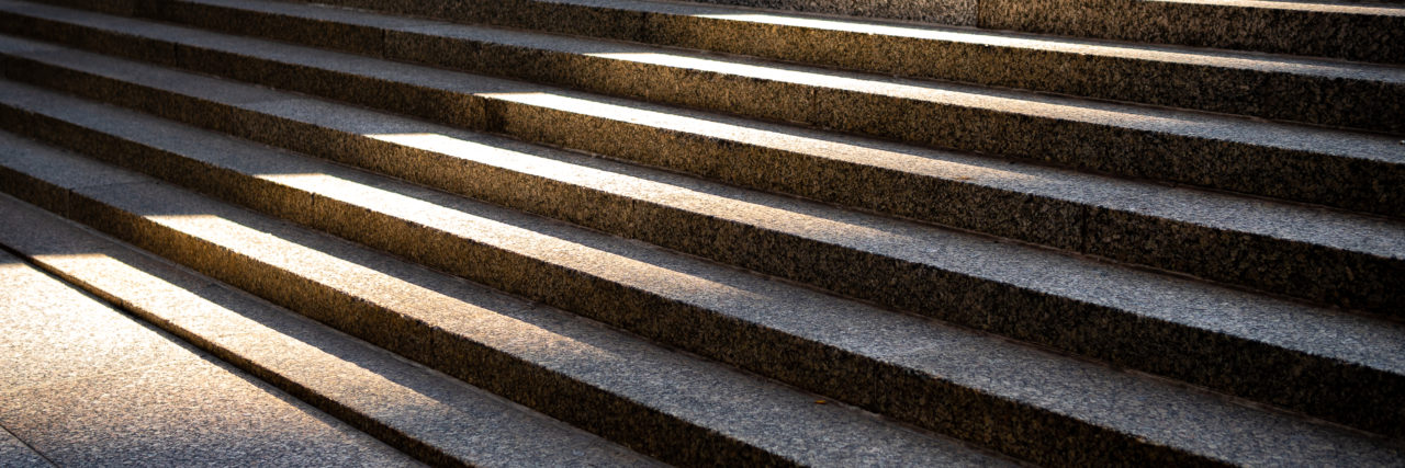 Experiencing Disability Discrimination At PanIQ Escape Room DC Outdoor stairs.