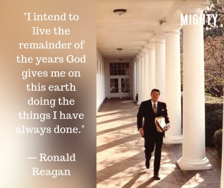 ronald reagan quote about alzheimers