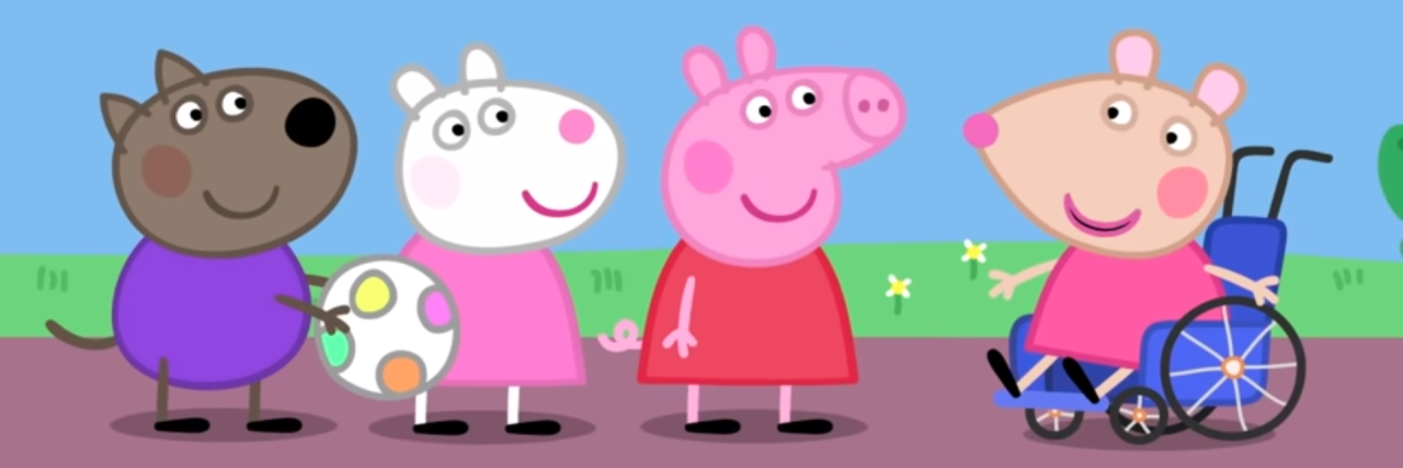 'Peppa Pig' Introduces Mandy Mouse, New Character With a Disability Peppa Pig meets Mandy Mouse