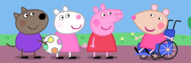 Peppa Pig meets Mandy Mouse