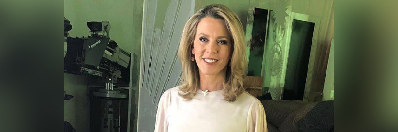 Viewer Notices Lump on TV Journalist's Neck That Ends Up Being Cancer deborah norville