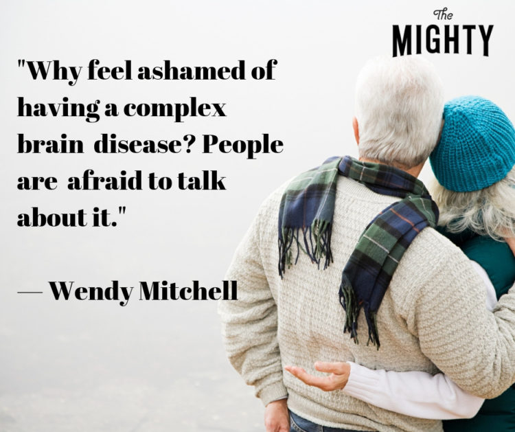 wendy mitchell quote about alzheimer's
