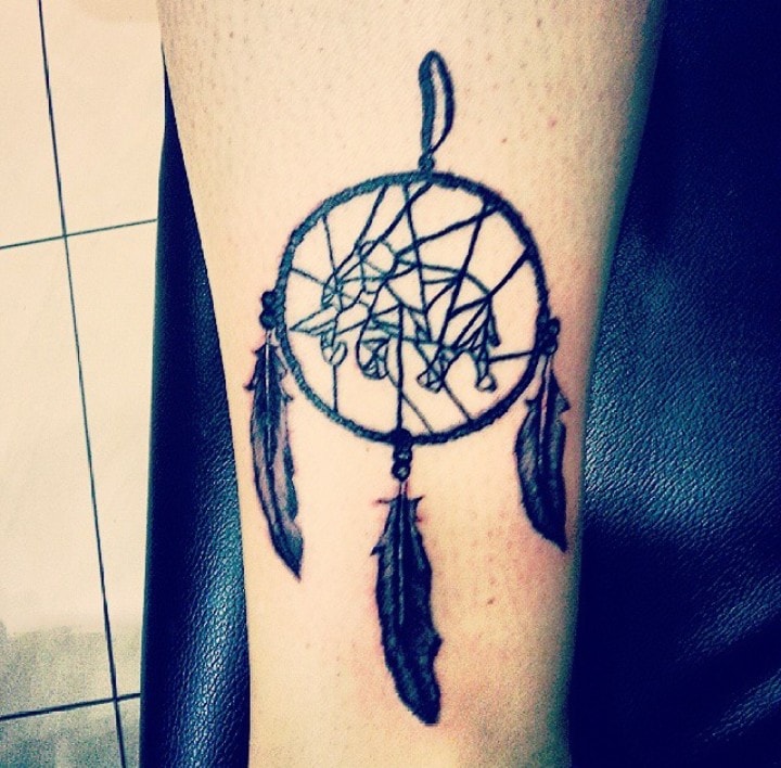 Hannah W.'s dream catcher tattoo