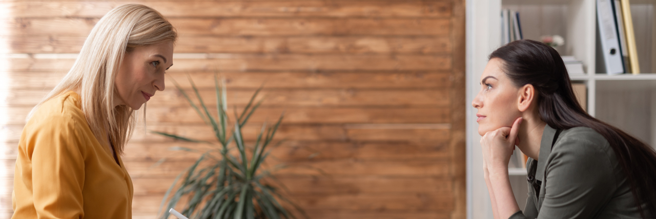 Things My Therapist Said That Changed My Life a woman talking to her therapist