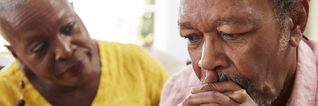 KHN: Diabetic Amputations a ‘Shameful Metric’ of Inadequate Care Senior Woman Comforting Man With Depression At Home