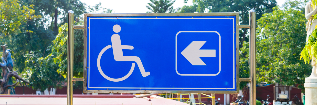 It's Time to Include Disabled People in Accessible Planning Sign for disabled access.