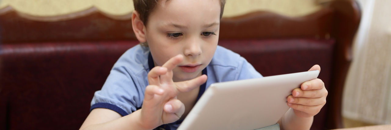 Don't Judge Autistic Kids When Using a Tablet in Public Places