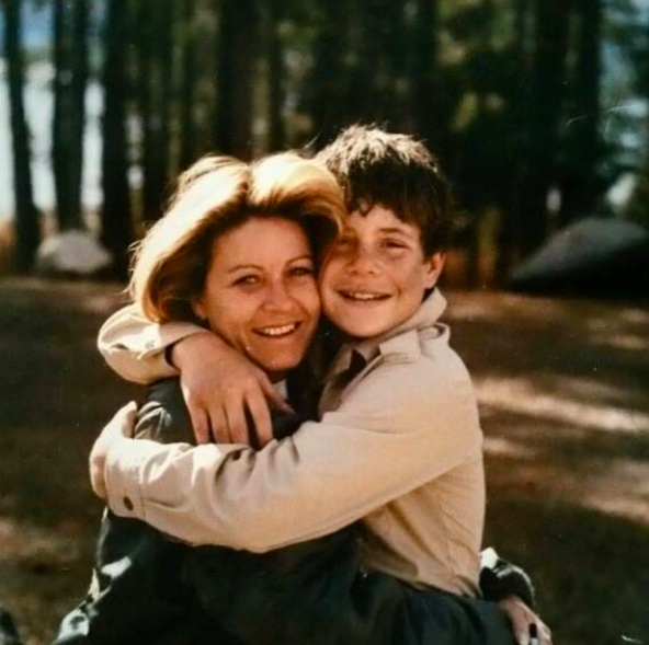 Image of a young Patty Duke and her son Sean Astin