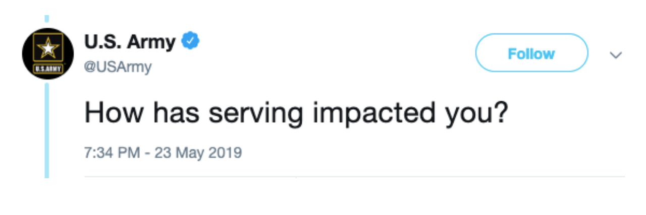 U.S. Army Tweet Backfires, Shows Need for Better Veteran Services