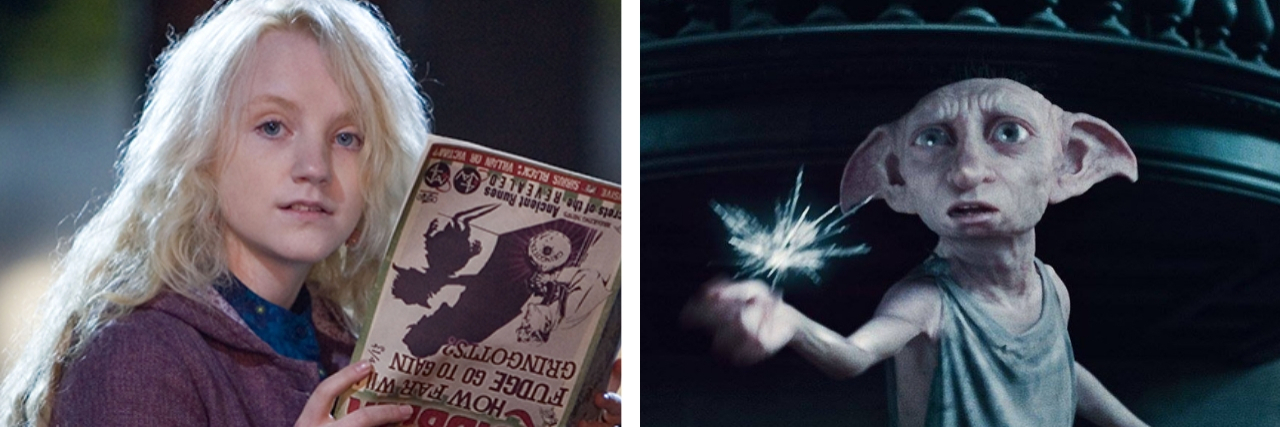 15 'Harry Potter' Characters People With Bipolar Disorder Relate To luna and dobby