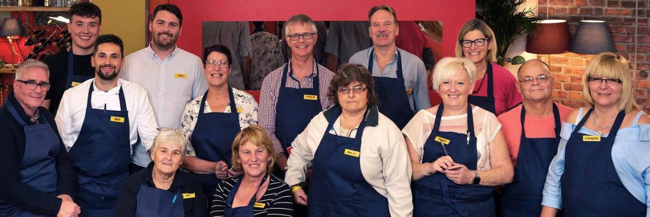 'The Restaurant That Makes Mistakes' Employs People With Dementia the cast of the restaurant that makes mistakes