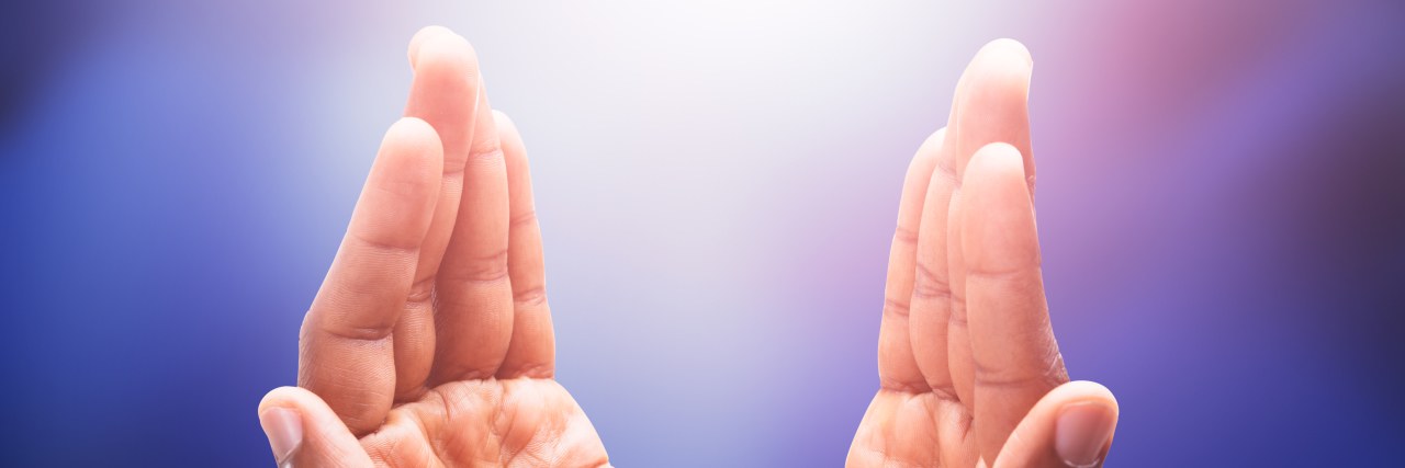 Responding to People Who Want to Heal Your Disability Hands holding light; spiritual healing.