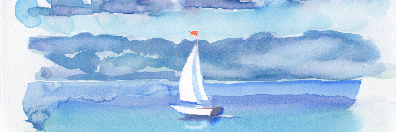 Finding a Satisfying Career as an Autistic Person Painting of a sailboat on the water.