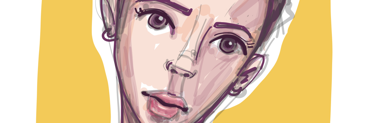 An Experiment I Tried When I Was 'Complaining' Too Much Woman face vector illustration