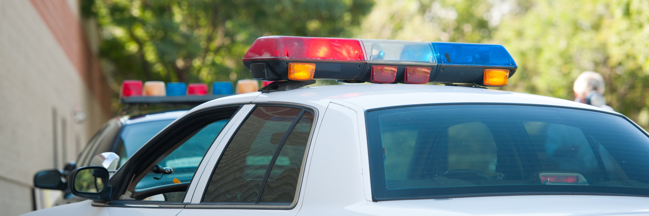My Disabled Daughter Survived the Noblesville School Shooting Police cars.