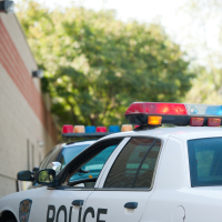 Police cars.