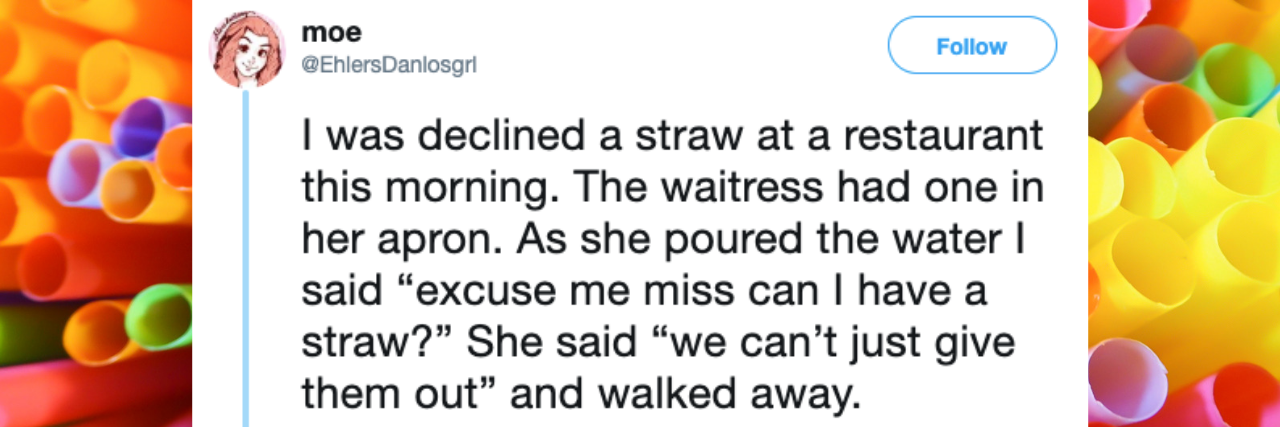 Viral Tweet Thread Shows How Straw Bans Harm Disabled People