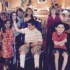 Group photo of children with disabilities at church