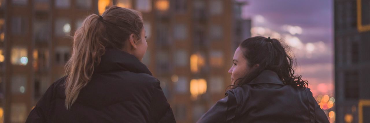 To My Forever Friend Who Was Diagnosed With Cancer two women looking at view