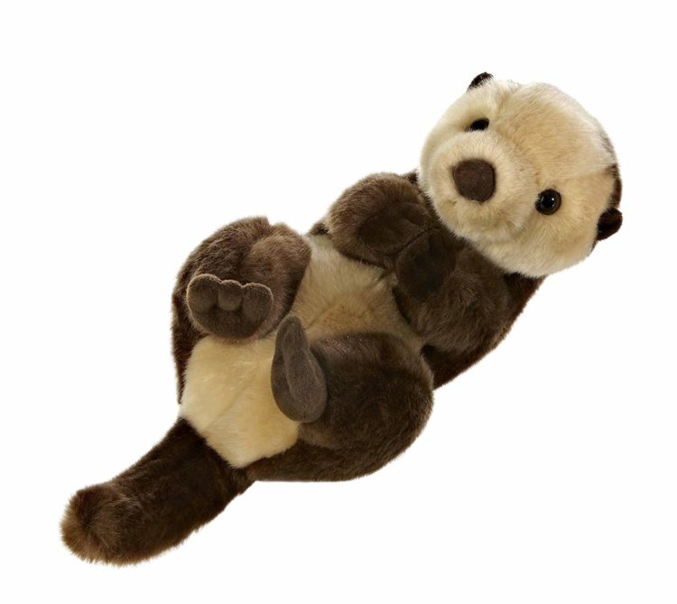 Image of a sea otter stuffed animal plush