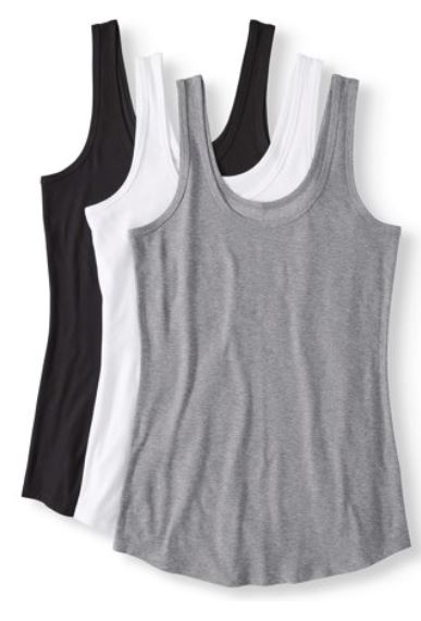 walmart tank tops black white grey