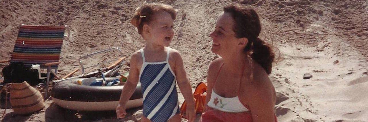 Realizing Appearance Isn't So Important After My Mother's Death The author as a child and her mother, at the beach
