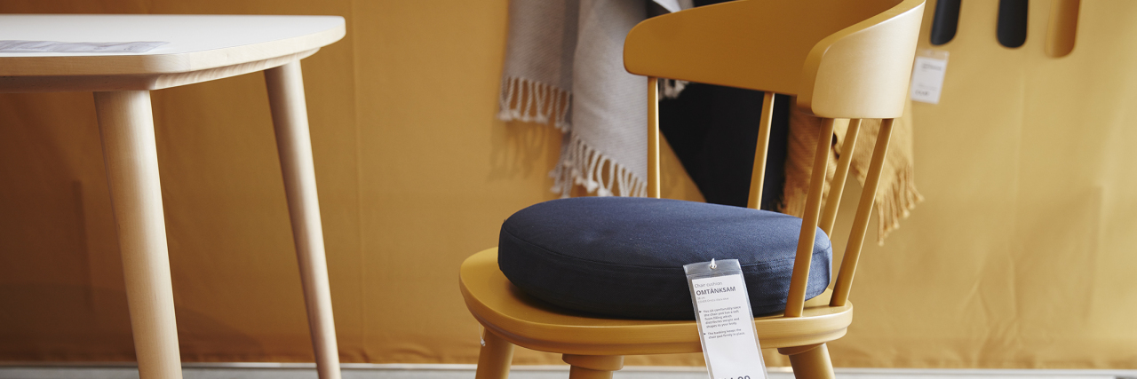 IKEA to Expand Omtänksam Product Line for People With Disabilities OMTÄNKSAM chair - shown at Democratic Design Days